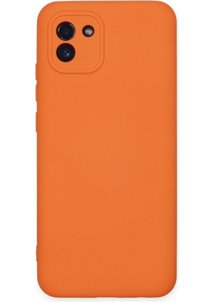 Samsung Galaxy A03 Kadife Dolgulu Lansman Silikon Kılıf Rcv/nano Lansman