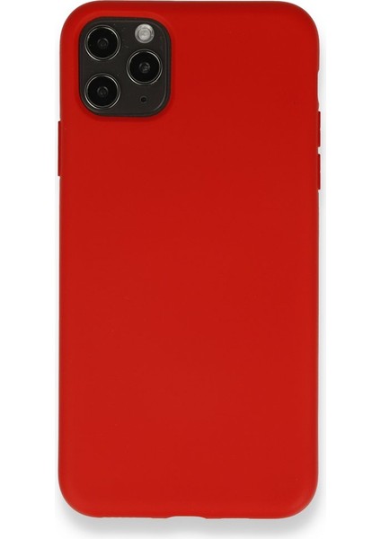 iPhone 11 Pro Max Kadife Dolgulu Lansman Silikon Kılıf Rcv/nano Lansman