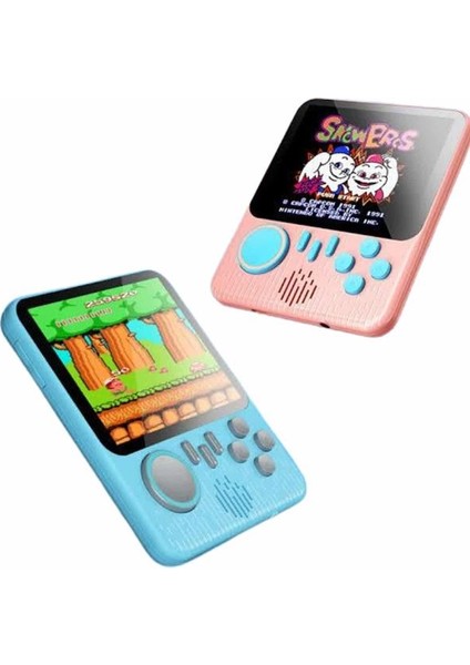 Nrzsnt 666 Oyunlu Retro El Konsolu Atari 3.5 Inç Taşınabilir Oyun Konsolu