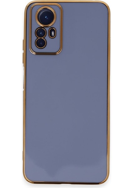 Redmi Note 12S Parlak Yapılı Silikon Kılıf Rcv/volet