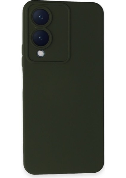 Vivo Y17S Kadife Dolgulu Lansman Silikon Kılıf Rcv/nano Lansman