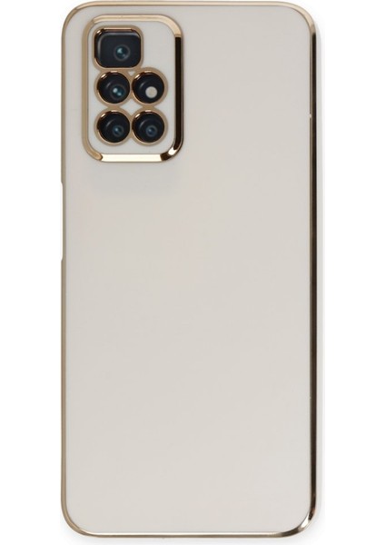 REDMI10 2022 Parlak Yapılı Silikon Kılıf Rcv/volet