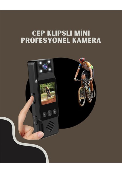 Nrzsnt Wifi Özellikli Taşınabilir Kamera – 1.3” Tft Ekran, 3mp Fotoğraf, 128GB Kart Desteği