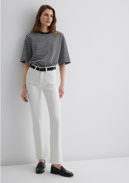 Bliss Mavi Premium Beyaz Jean Pantolon 101437-89192