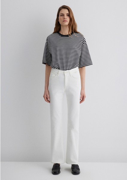 Bliss Mavi Premium Beyaz Jean Pantolon 101437-89192