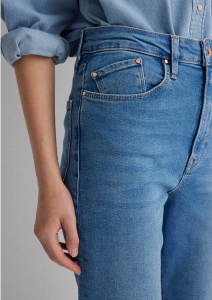 Los Angeles Gold Shape Indigo Mavisi Jean Pantolon 1010349-89225