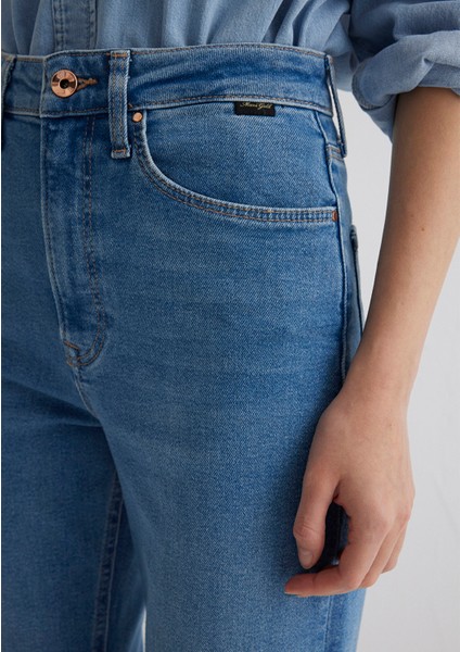 Los Angeles Gold Shape Indigo Mavisi Jean Pantolon 1010349-89225