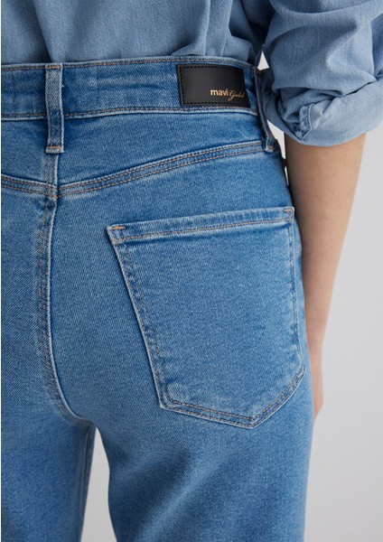 Los Angeles Gold Shape Indigo Mavisi Jean Pantolon 1010349-89225