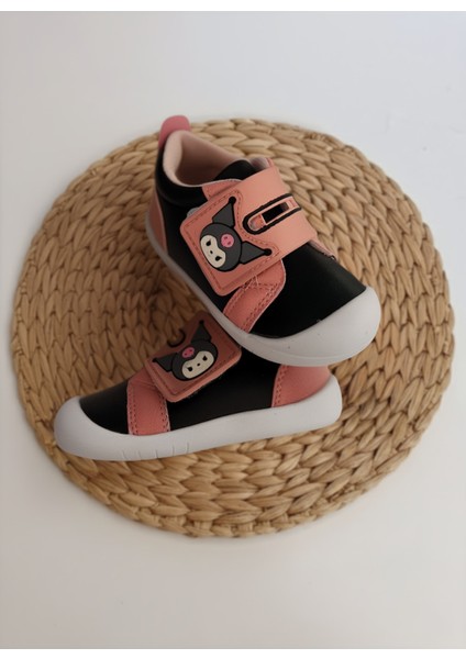 Ilk Adım Ortopedik Bebek Ayakkabısı Kuromi Figürlü Renkli Bebek Spor Babet