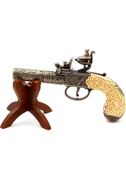 Denix Dekoratif Replika Çakmaklı Cep Tabancası 19,5 Cm, Londra 1795 fırsatları