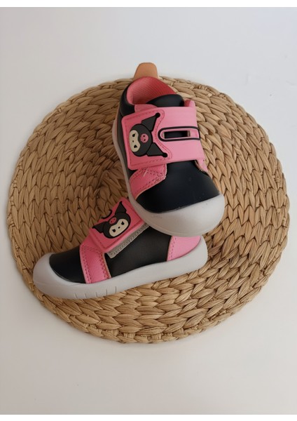 Ilk Adım Ortopedik Bebek Ayakkabısı Kuromi Figürlü Renkli Bebek Spor Babet