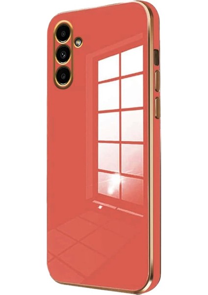 Samsung Galaxy M15 Parlak Yapılı Silikon Kılıf Rcv/volet