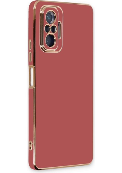 Redmi Note 10 Pro Parlak Yapılı Silikon Kılıf Rcv/volet