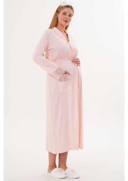 Mecit 6306 Pudra Kadın Uzun Sabahlık fiyatları