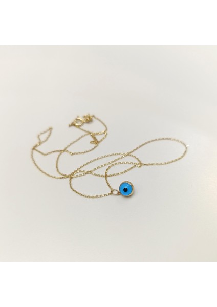 Göz Boncuklu Kolye 14 Ayar Altın Hd Videolu fiyatları