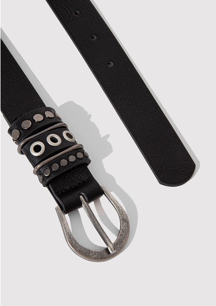 Siyah Suni Deri Kemer 1913297-23247