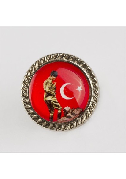 Nrzsnt Ay Yıldız Yaka Rozet-Gümüş Rengi fiyatları