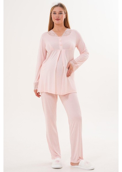 Mecit 5808 Pudra Hamile Lohusa Pijama Takımı fiyatları