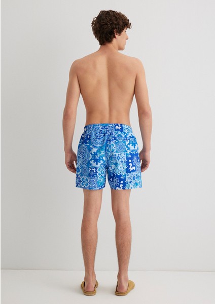 Mavi Kısa Deniz Şortu 0911896-24367