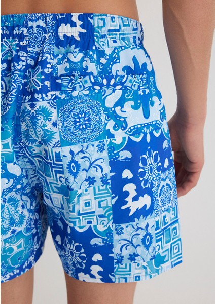 Mavi Kısa Deniz Şortu 0911896-24367