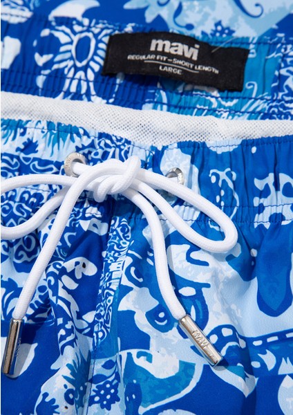 Mavi Kısa Deniz Şortu 0911896-24367