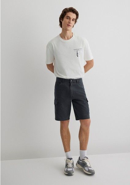 Antrasit Kargo Şort 0410287-80776