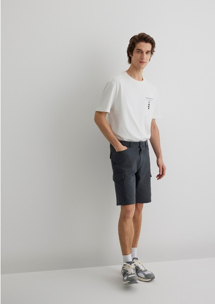 Antrasit Kargo Şort 0410287-80776