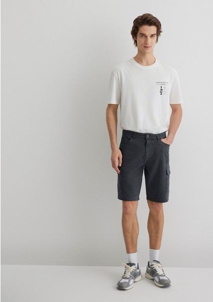 Antrasit Kargo Şort 0410287-80776