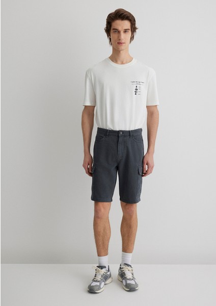 Antrasit Kargo Şort 0410287-80776