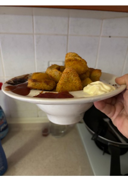 Sos Bölmeli Makarna Mantı Salata V.b Tabak Çukur fırsatları