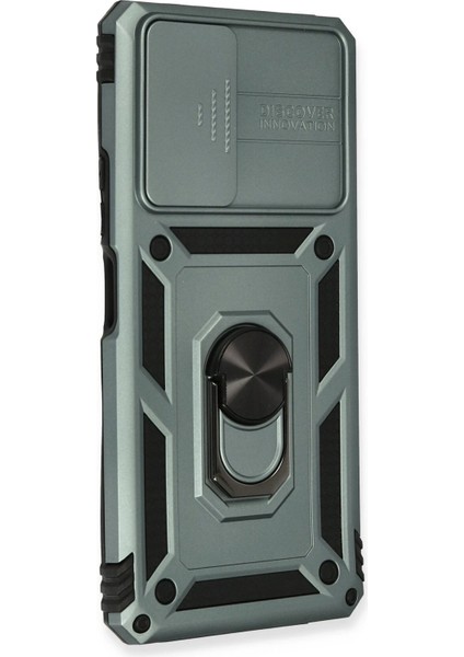 Xmpdby Newface Xiaomi Redmi Note 10 Pro Kılıf Pars Lens Yüzüklü Silikon - Yeşil fiyatları