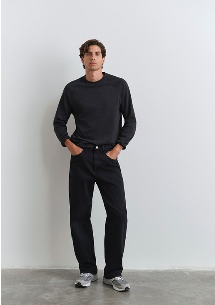 Atlanta Street Yıkamalı Kuzguni Siyah Jean Pantolon 0010305-90980