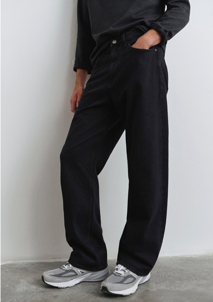 Atlanta Street Yıkamalı Kuzguni Siyah Jean Pantolon 0010305-90980