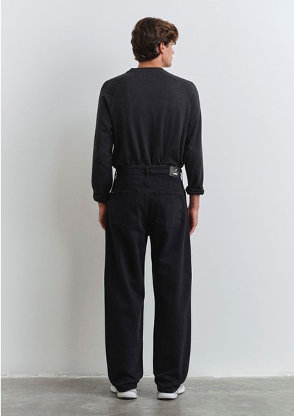 Atlanta Street Yıkamalı Kuzguni Siyah Jean Pantolon 0010305-90980