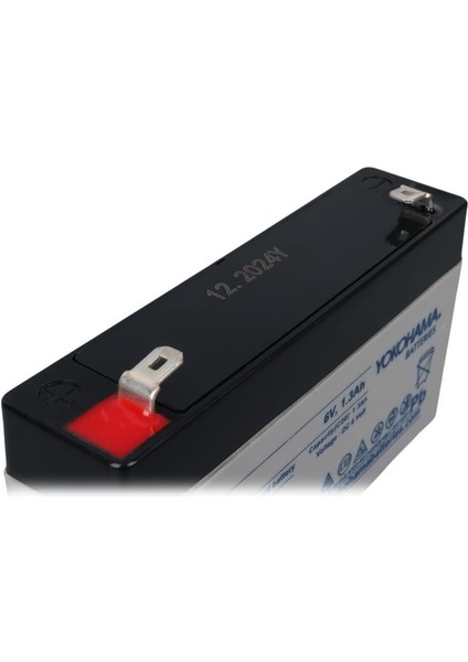 YH-61.3 6 Volt - 1.3 Amper Akü (98x25x52 mm)