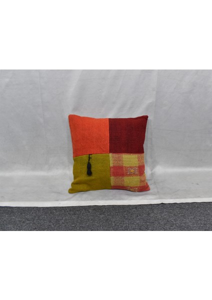 Yeni El Dokuma Patchwork Kırkyama Dekoratif Kilim Kırlent Yastık Kılıfı 6461 fiyatları