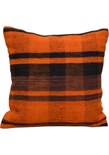 El Dokuma Kilim Kırlent Yastık Kılıfı 0222 - Yeni - Çok Renkli