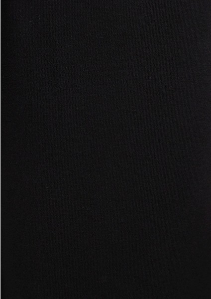 Geniş Paça Siyah Basic Eşofman Altı 1011057-900