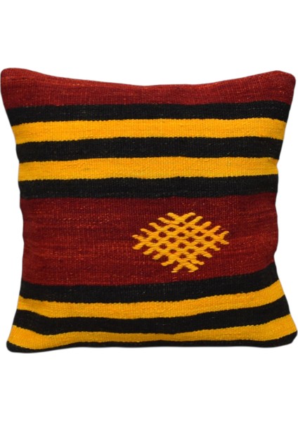El Dokuma Kilim Kırlent Yastık Kılıfı 0208 - Yeni - Çok Renkli fiyatları