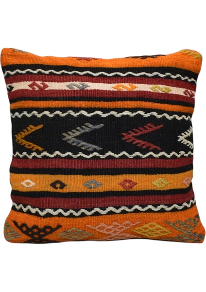 El Dokuma Kilim Kırlent Yastık Kılıfı 0217 - Yeni - Çok Renkli fiyatları