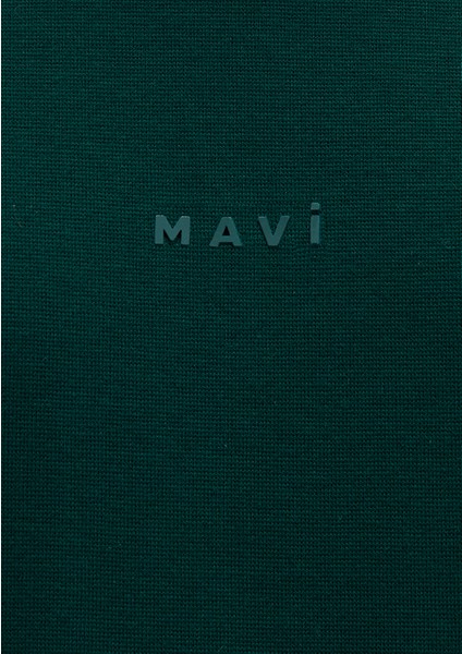 Mavi Logo Baskılı Yeşil Tişört 0613250-71929