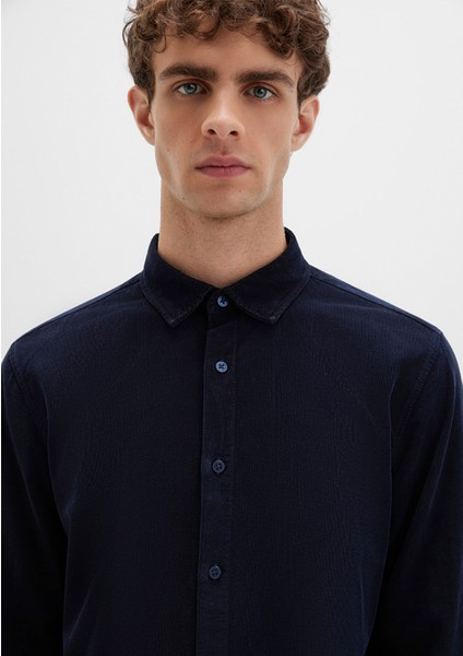 Mavi Black Kadife Lacivert Gömlek 0211746-80872