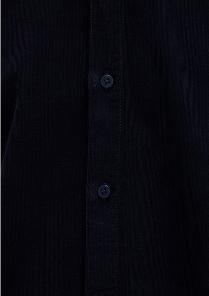 Mavi Black Kadife Lacivert Gömlek 0211746-80872