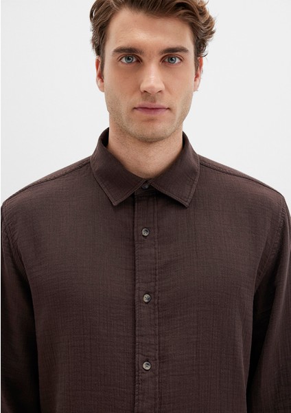 Kahverengi Gömlek 0211518-87537
