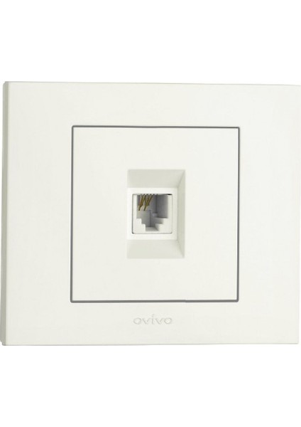 3 Adet Grano Beyaz Numeris Telefon Prizi Çerçeve Dahil 3'lü Paket / Setdir fiyatları