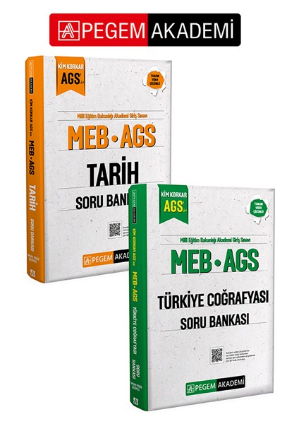 Pegem Akademi Meb Ags Kim Korkar Tarih Soru Bankası Tamamı Çözüm fiyatları