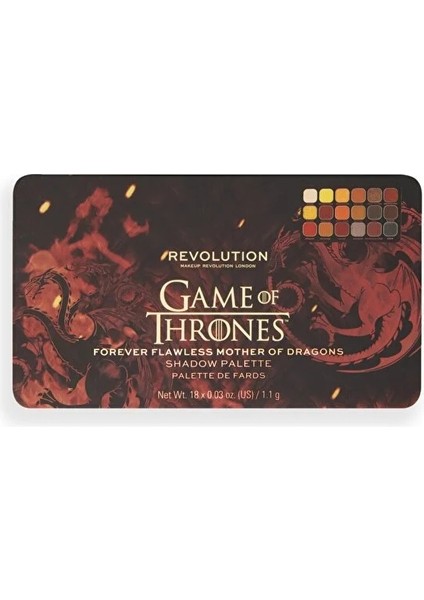 x Game Of Thrones Mother Of Dragons Shadow Palette