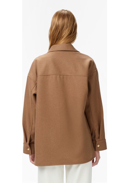 Kadın Kahverengi Regular Fit Gömlek 47W507T.2WN fiyatları