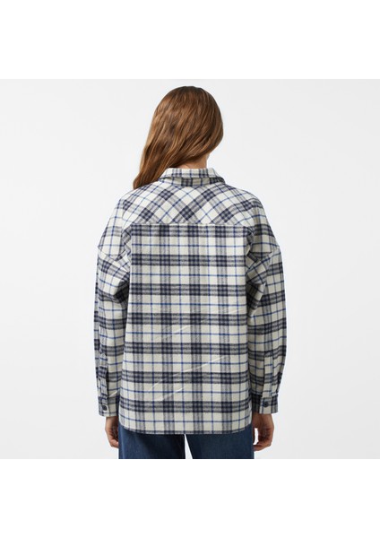 Kadın Beyaz Oversize Fit Gömlek 47W500T.1MA fiyatları