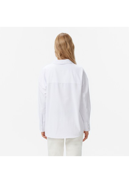 Kadın Beyaz Oversize Gömlek 57W220T.1BW fiyatları